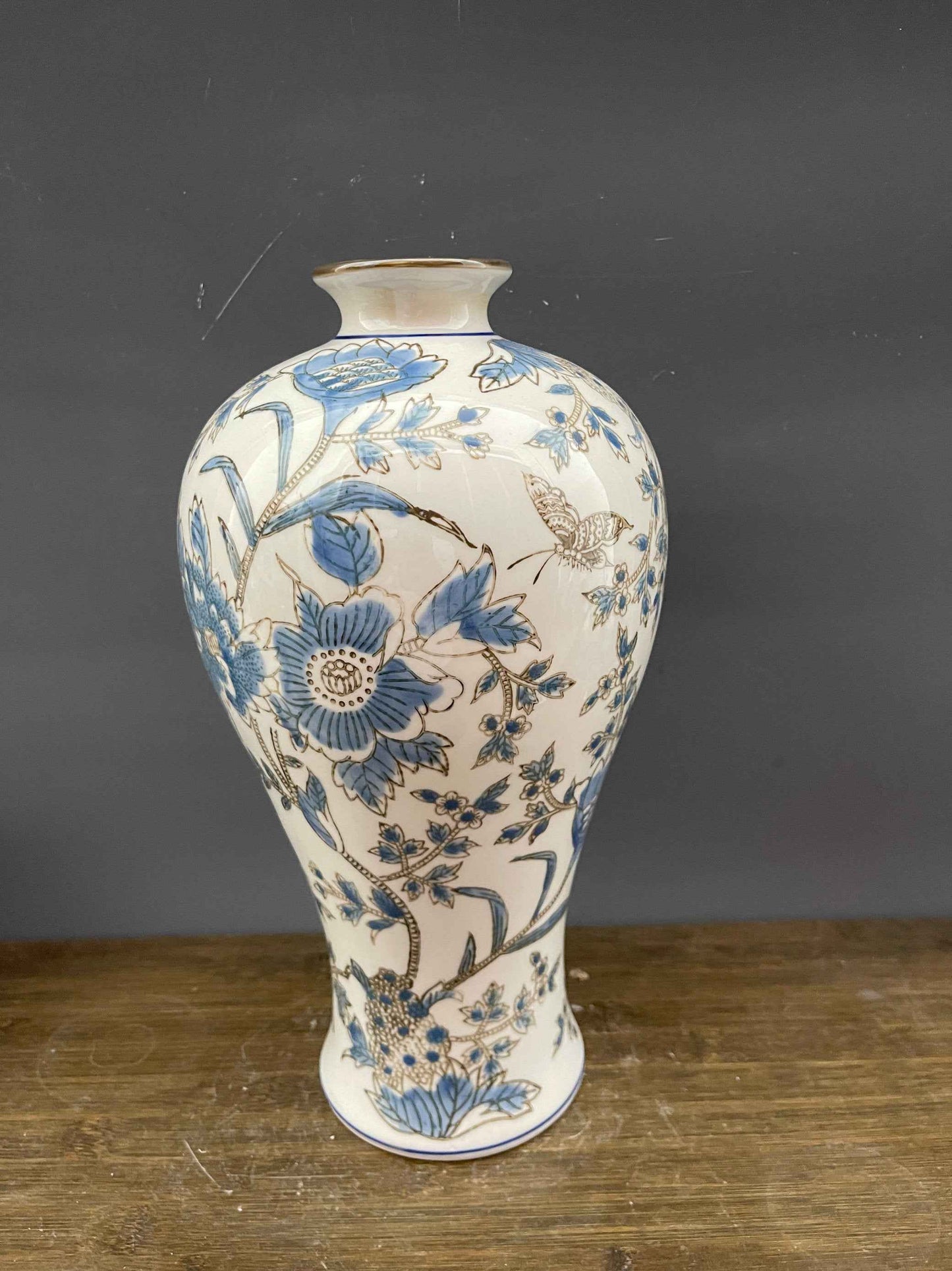 Hand-painted Blue And White Porcelain Ceramic Vases