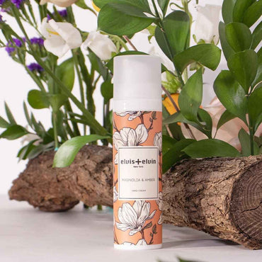 Magnolia Amber Hand Cream by Elvis Elvin With Hyaluronic Acid