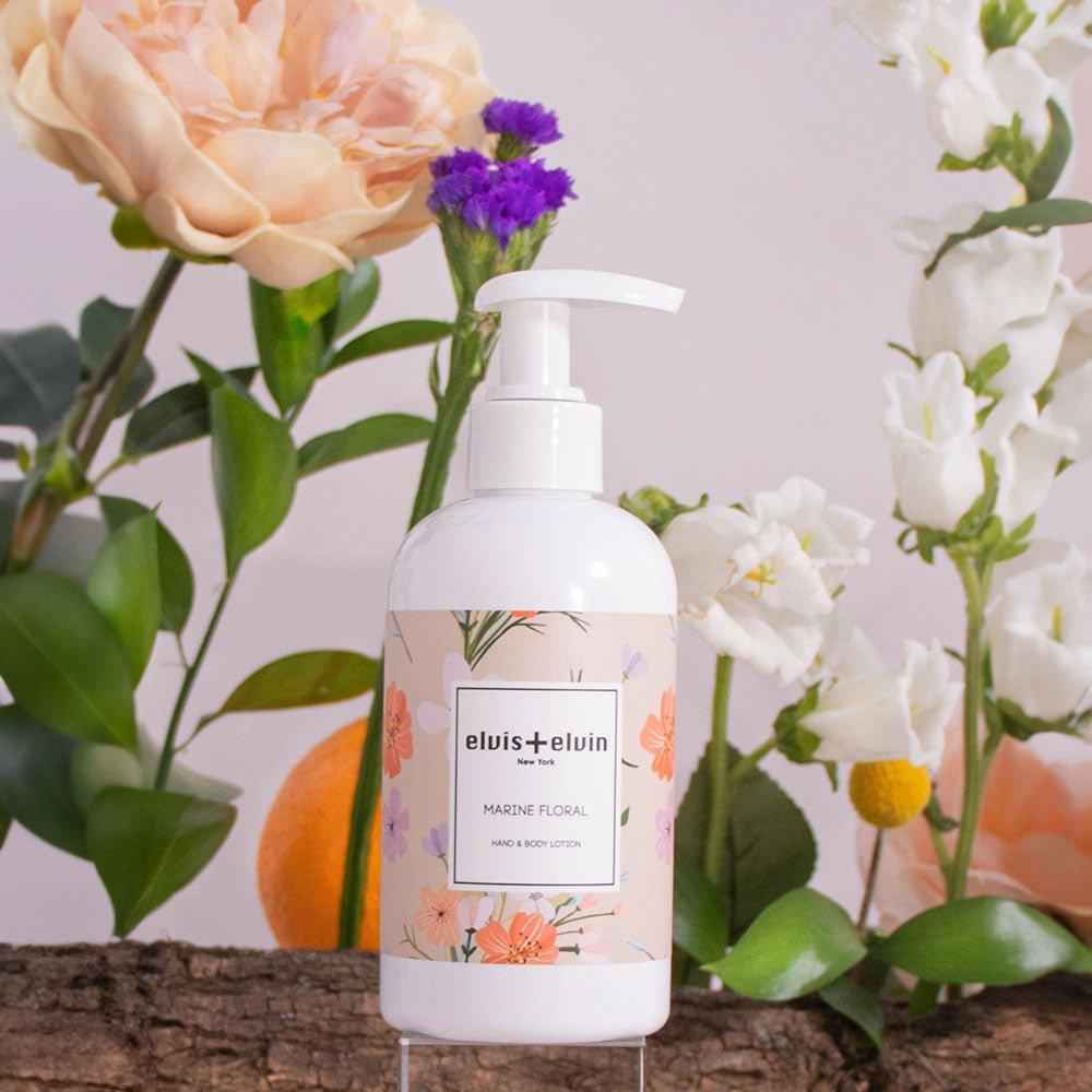 Elvis Elvin Marine Floral Hand And Body Lotion Tsubaki Oil With Hyaluronic Acid