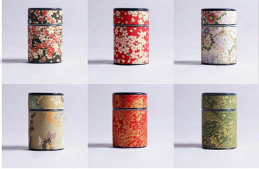 Artisan Ceramic Tea Canister | Decorative Matcha Caddy