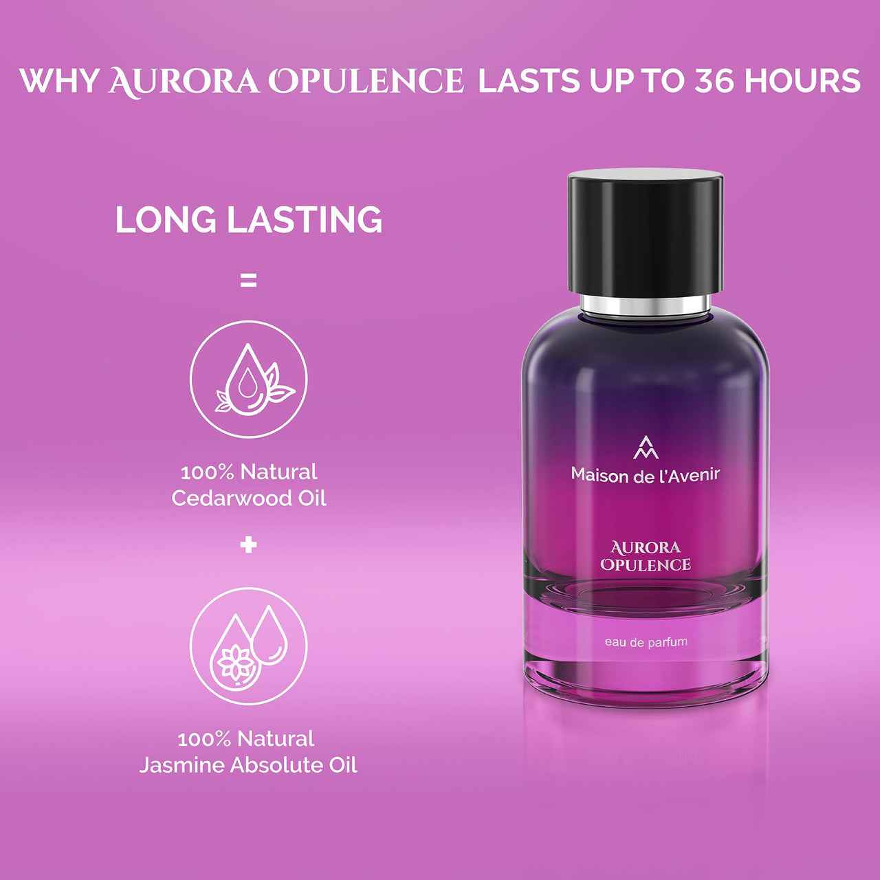 Maison De L'Avenir Aurora Opulence EDP 3.4 Oz Niche Fragrance