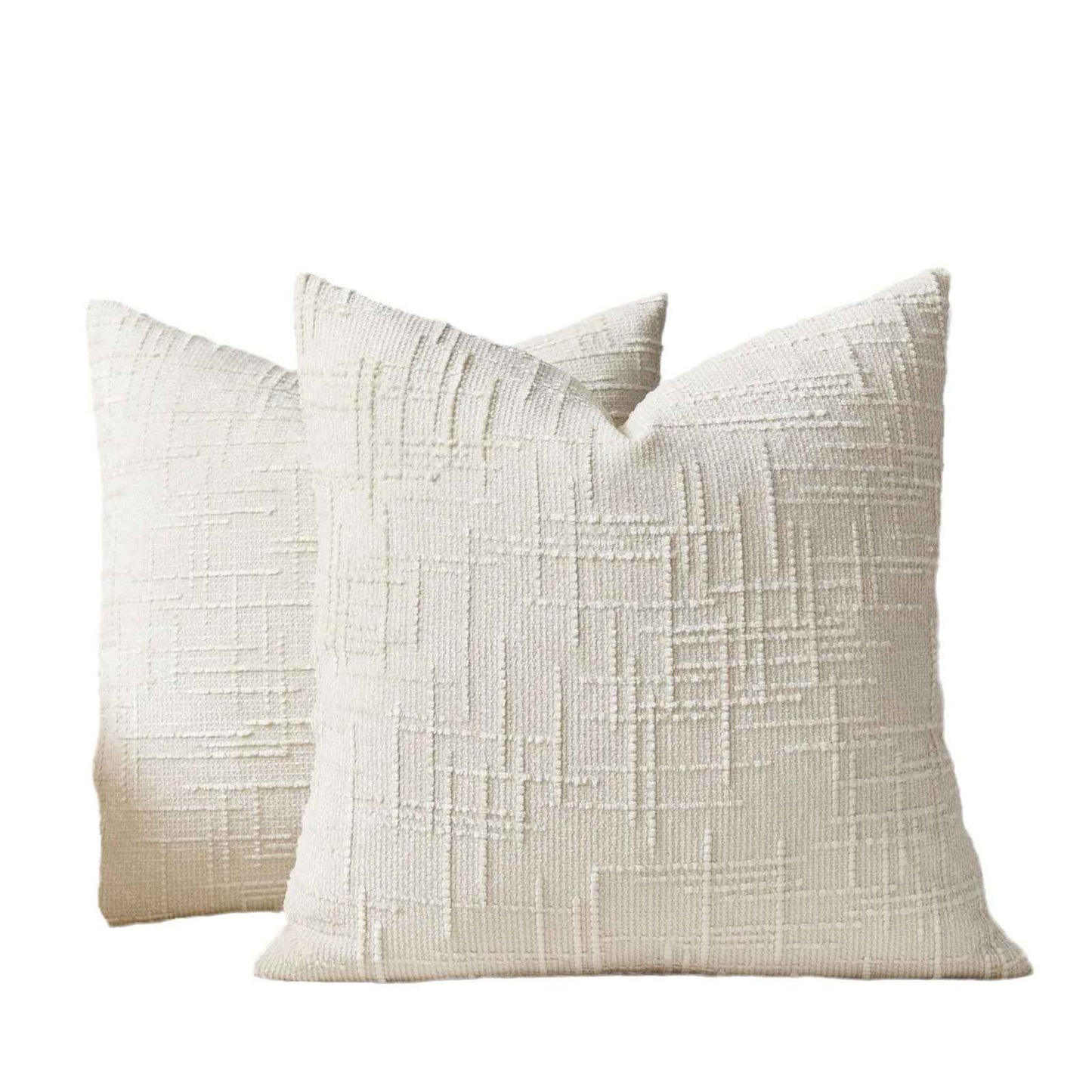 Chunky-spun Bamboo-textured Chenille Pillowcase