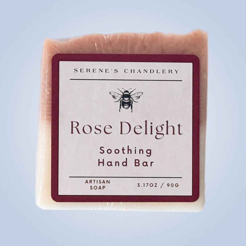 Handmade Rose Delight Hand Wash Soap For Sensitive Skin - Rosetta Creative Boutique