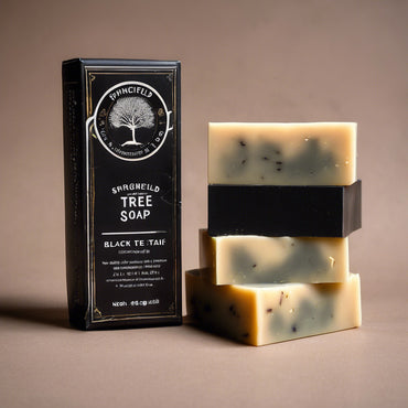 Old Springfield Black Tea Tree Soap Twin Pack Cocoa Butter - Rosetta Creative Boutique