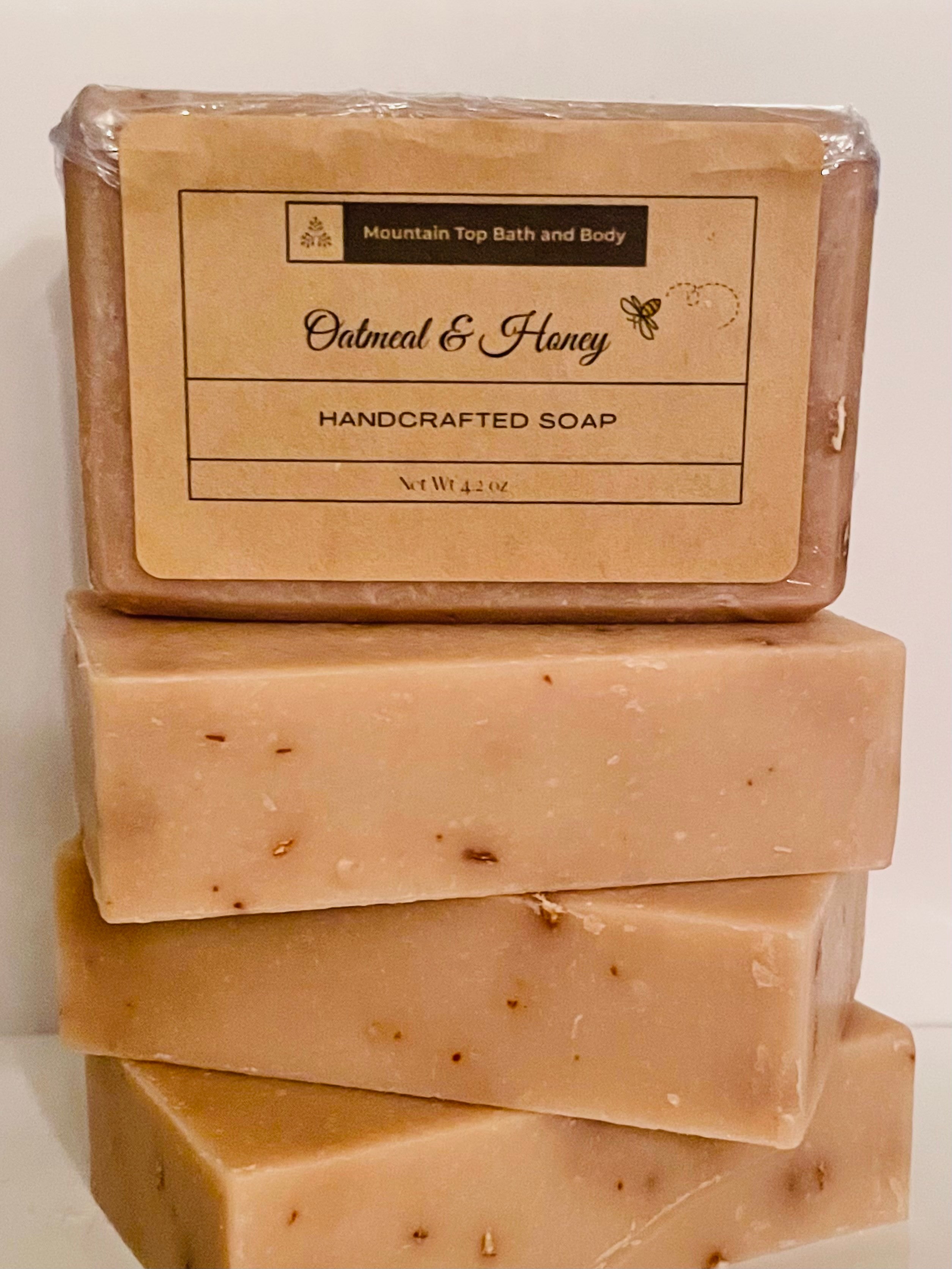 Oatmeal and Honey Soap for Soft Skin and Gentle Exfoliation - Rosetta Creative Boutique