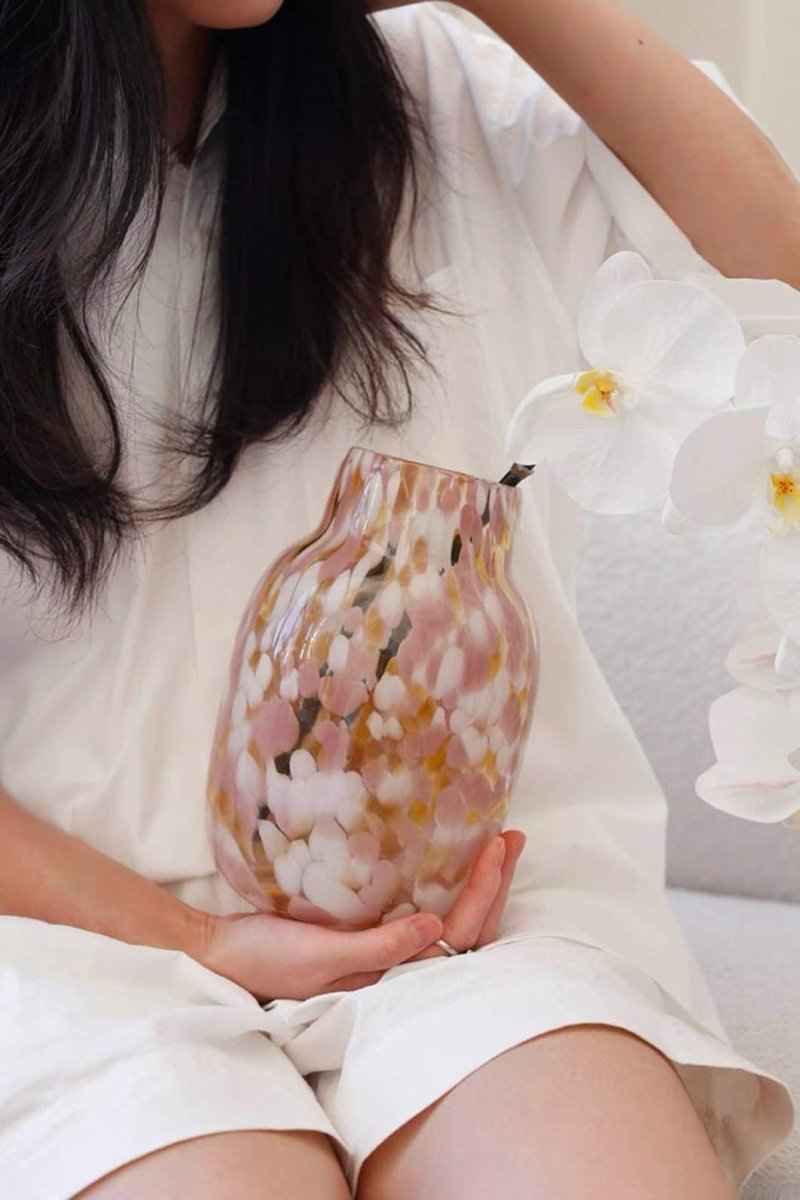 Handblown Nossa Ripple Vases