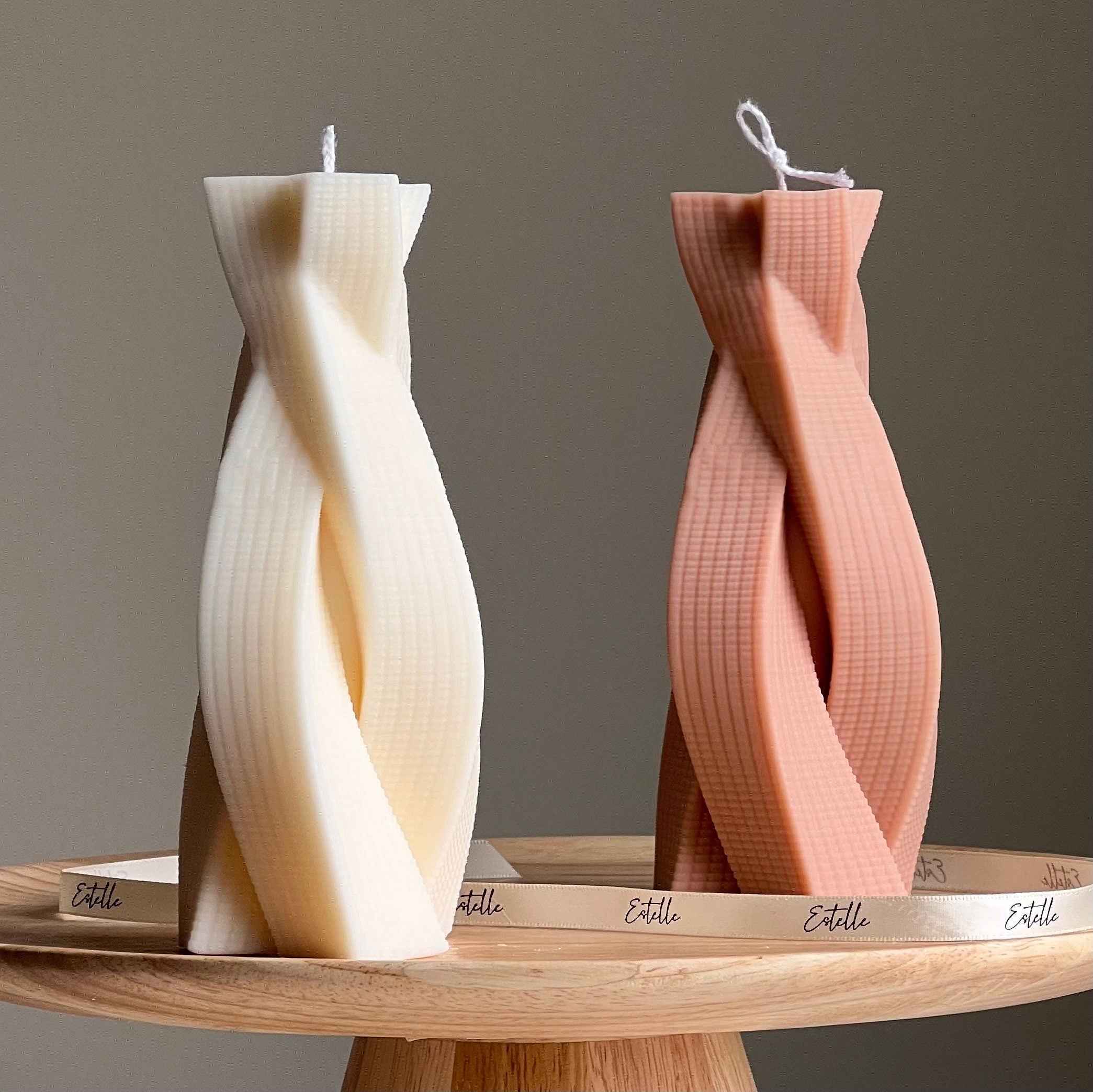 Twisted Rope Pillar Candle