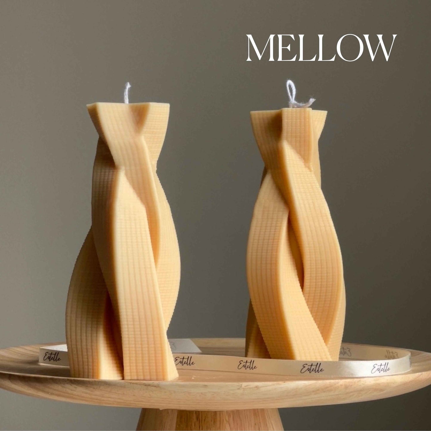 Twisted Rope Pillar Candle