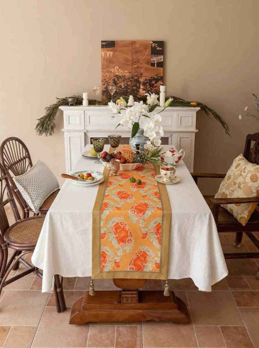 Decorative Table Runner for Elegant Fall Table Setting
