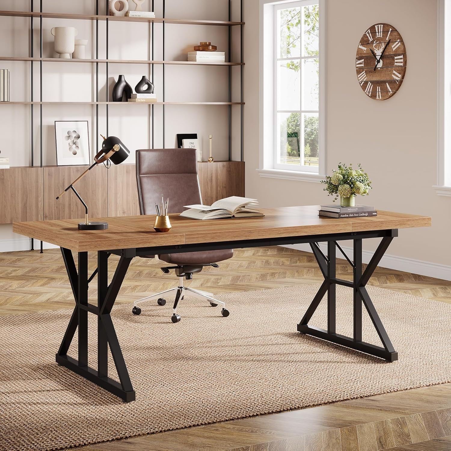 industrial home office desk