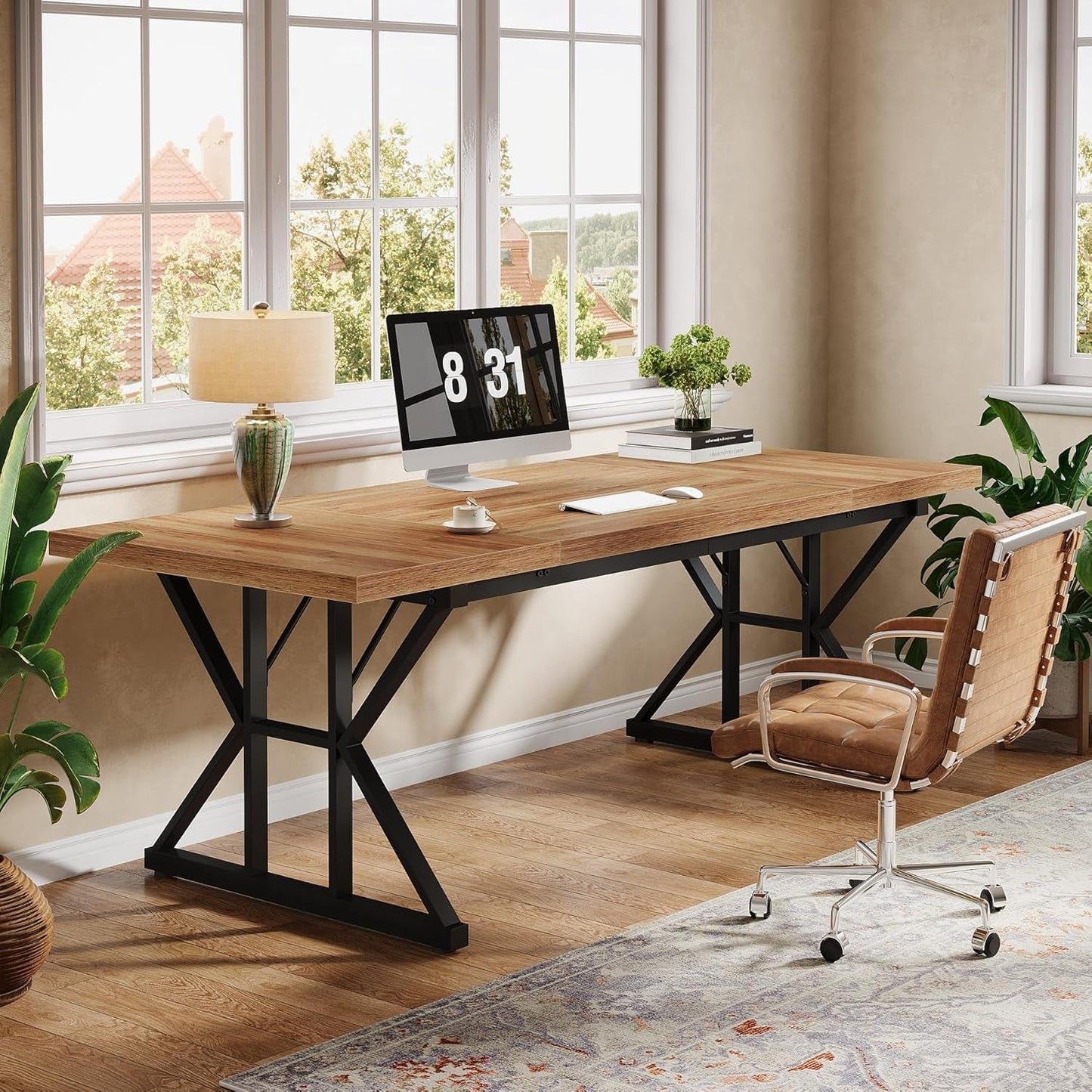 industrial home office desk