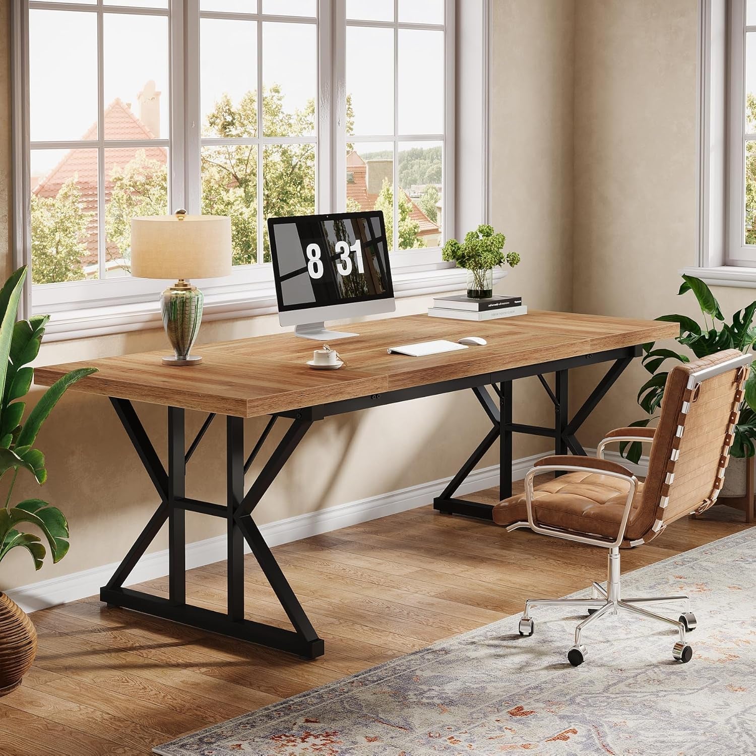 industrial home office desk
