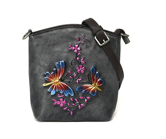 Leather Small Crossbody Bag For Women Mini iPhone Purse - Rosetta Creative Boutique