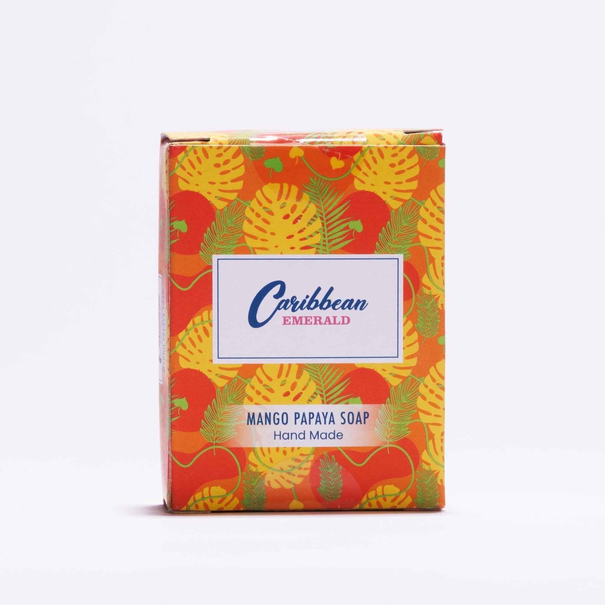 Caribbean Emerald Mango And Papaya Soap Handmade Natural Skin Care