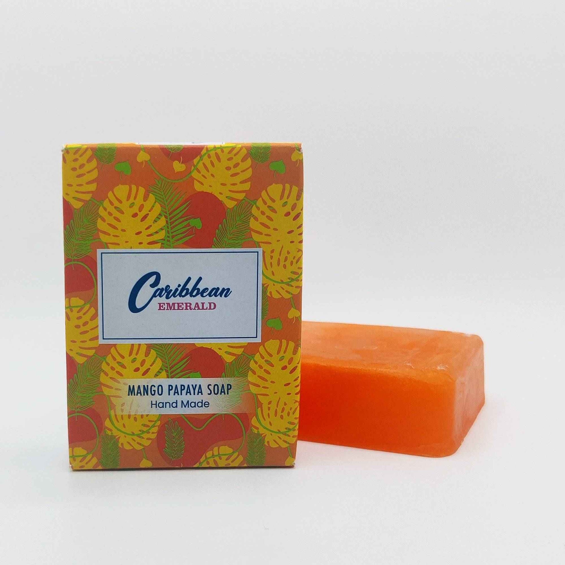 Caribbean Emerald Mango And Papaya Soap Handmade Natural Skin Care