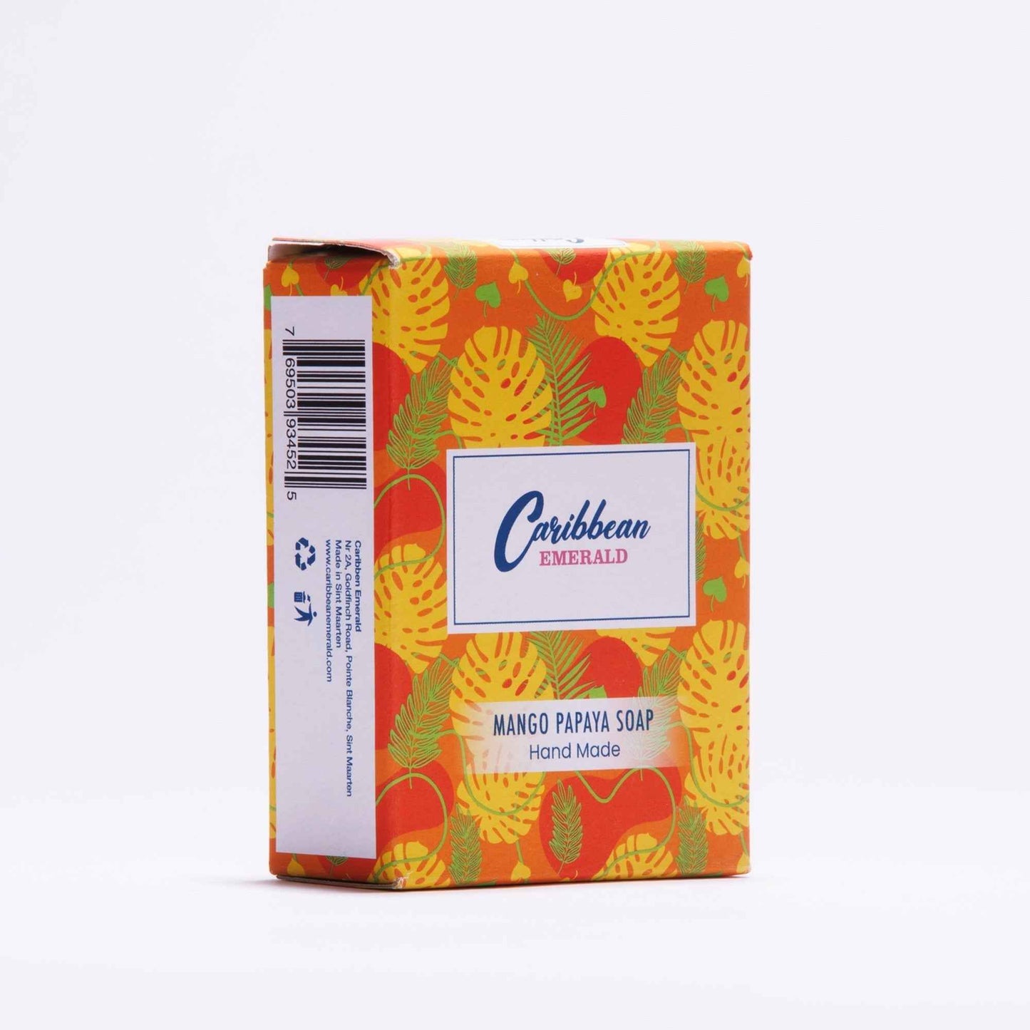 Caribbean Emerald Mango And Papaya Soap Handmade Natural Skin Care