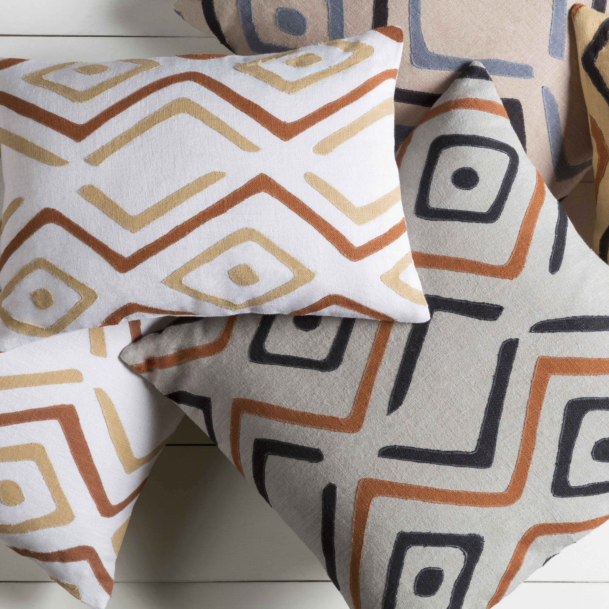 Braden Geometric Throw Pillow - Clearance