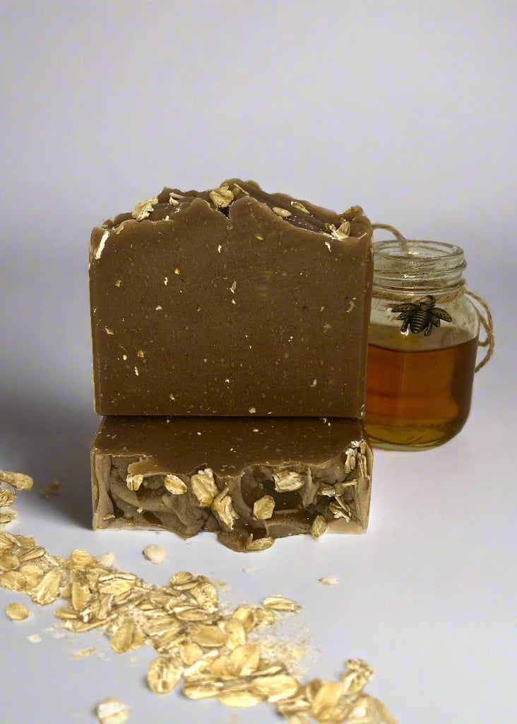 Oat Milk and Honey Fragrance Soap by Slippery Bill's - Rosetta Creative Boutique