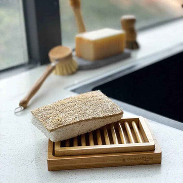 Dual-layer Bamboo Soap Dish