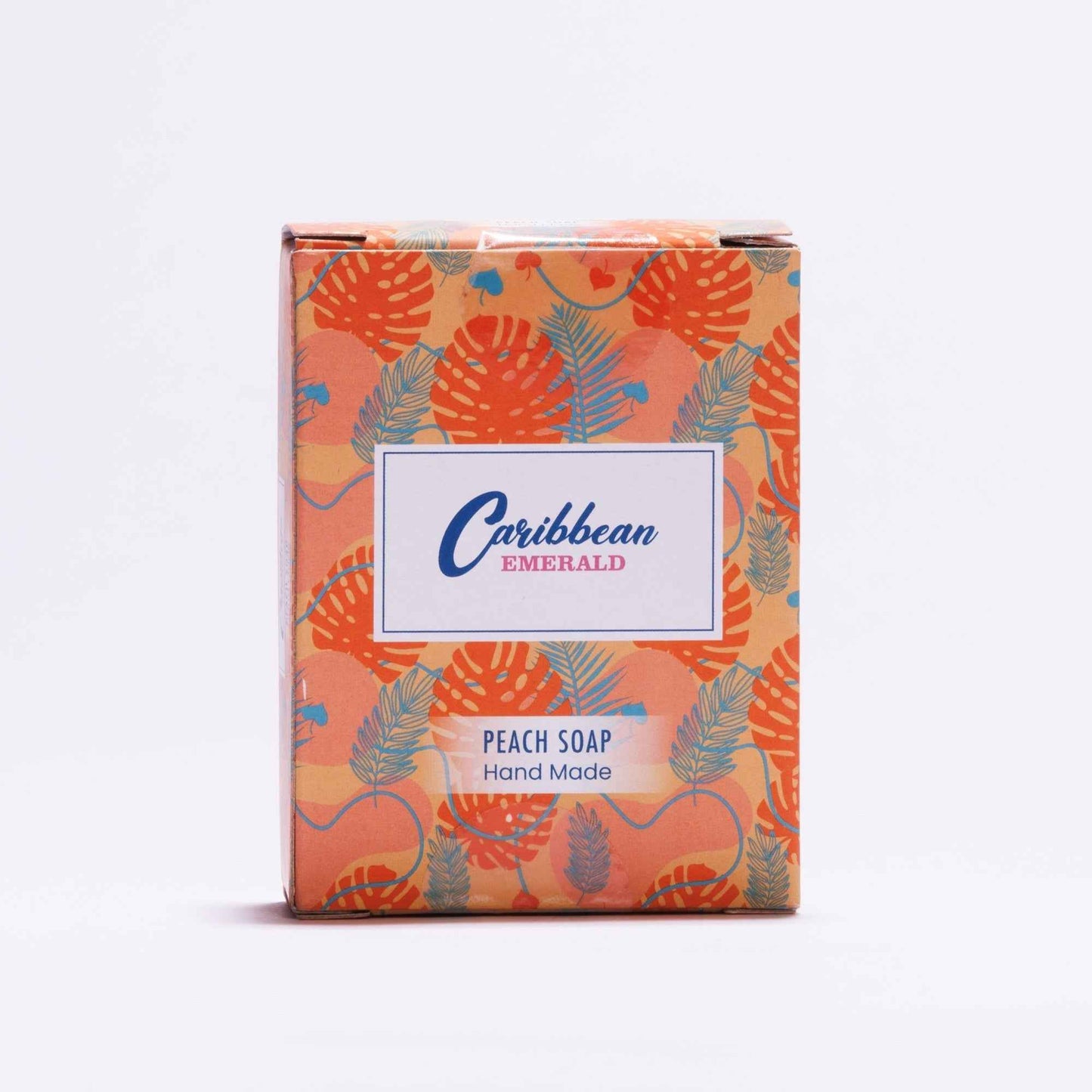 Caribbean Emerald Peach Soap Hand Made Natural Gift for All Skin Types