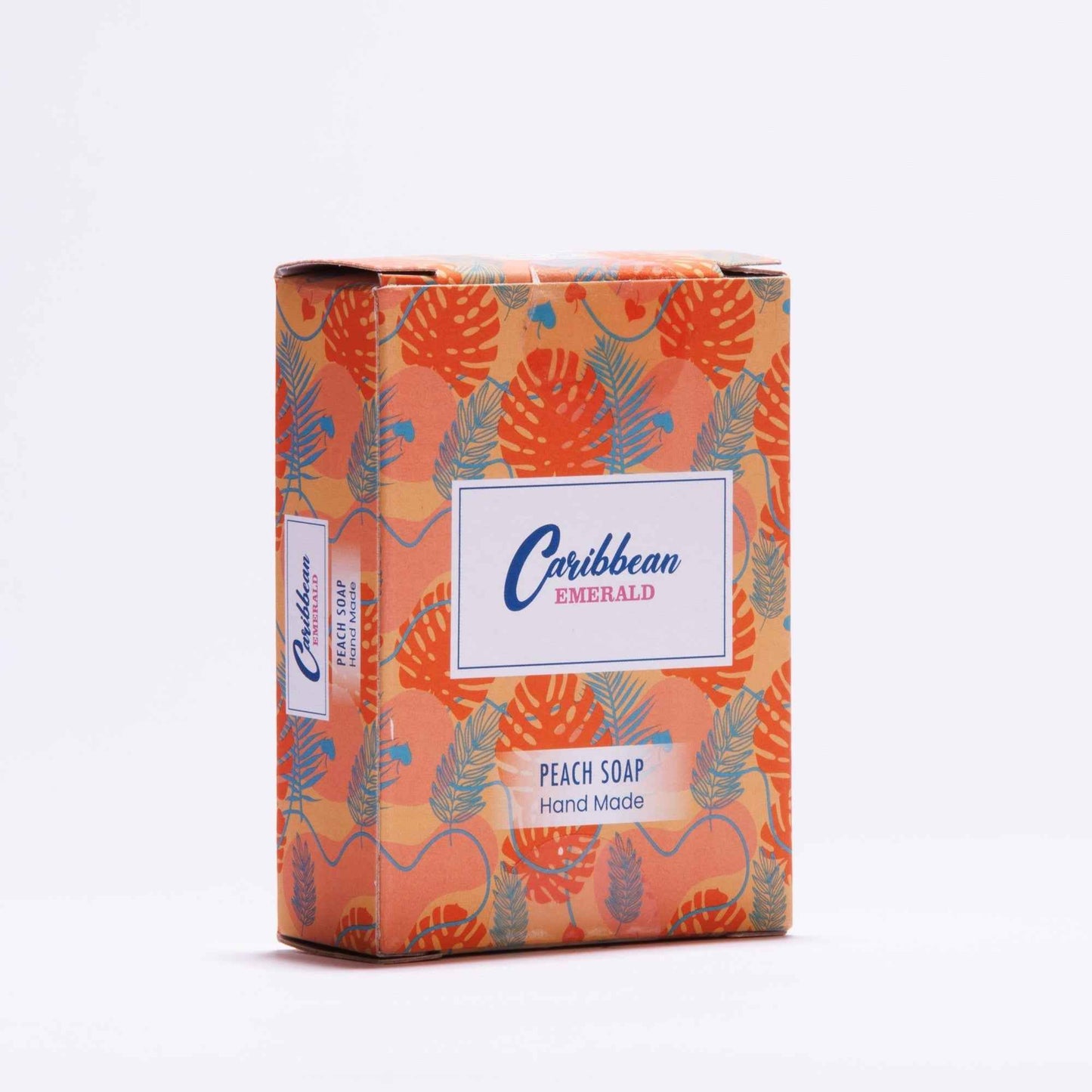 Caribbean Emerald Peach Soap Hand Made Natural Gift for All Skin Types