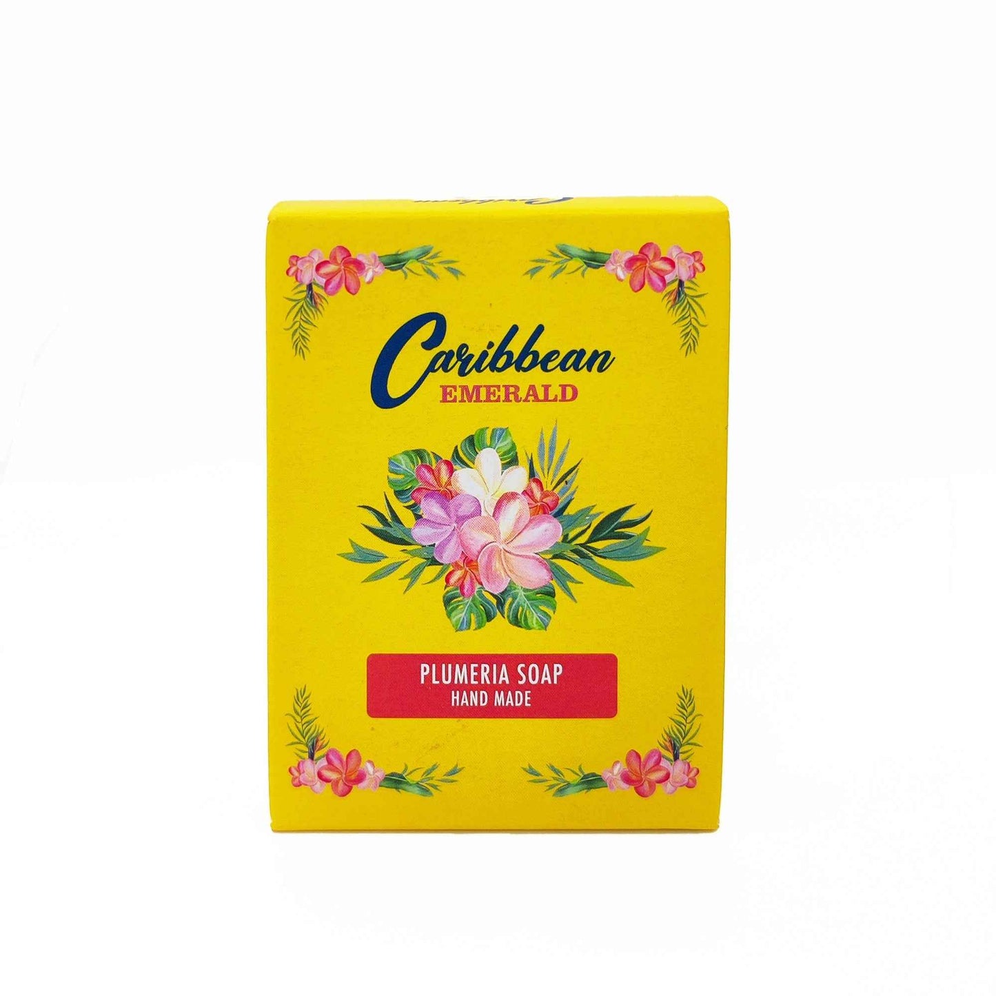 Plumeria Soap Caribbean Emerald Handmade Natural Oils Tropical Fragrance Gift