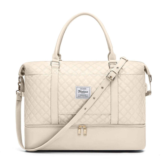 Quilted Business Overnight Travel Duffel Bag