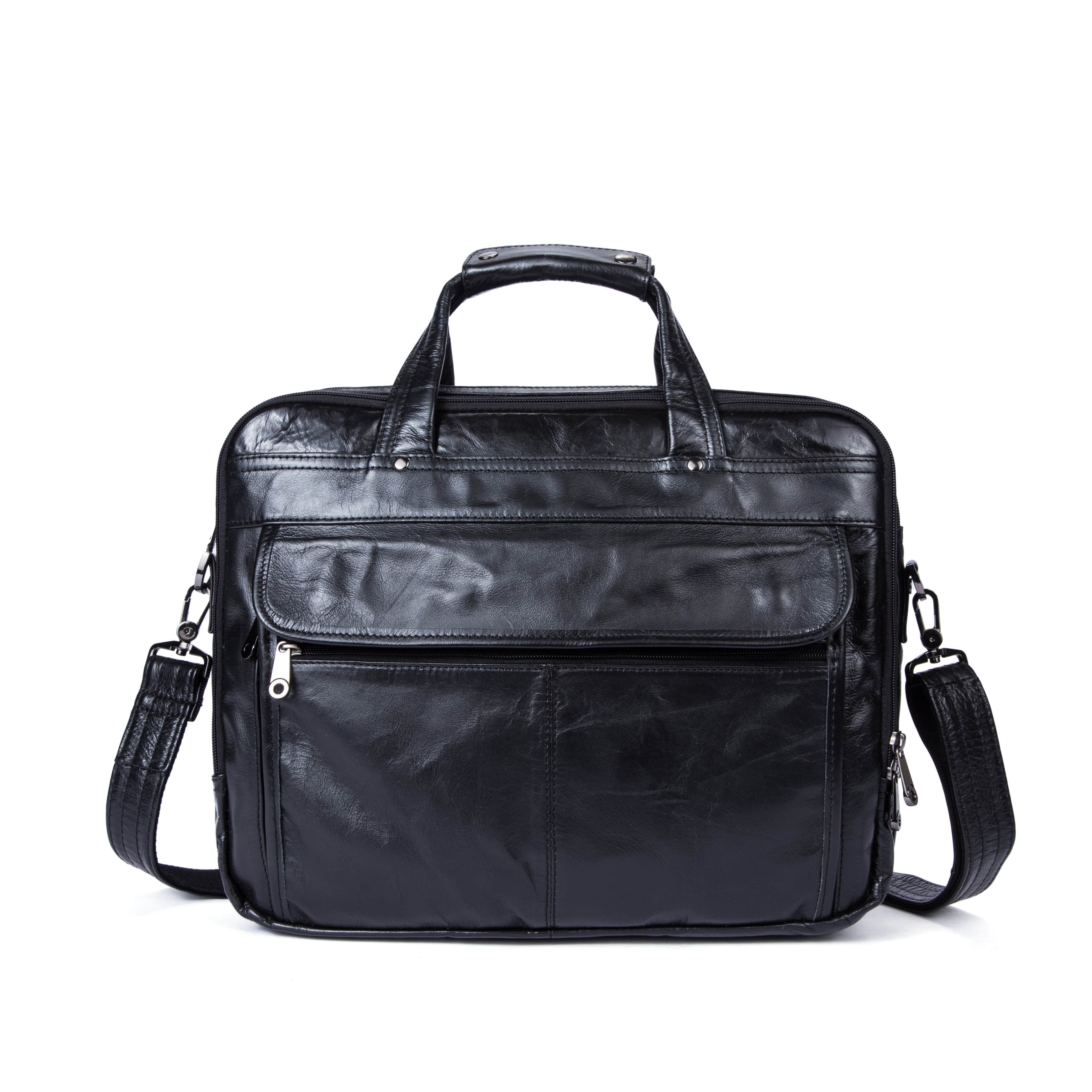 Rossie Viren Vintage Cowhide Leather Briefcase for Stylish Professionals - Rosetta Creative Boutique