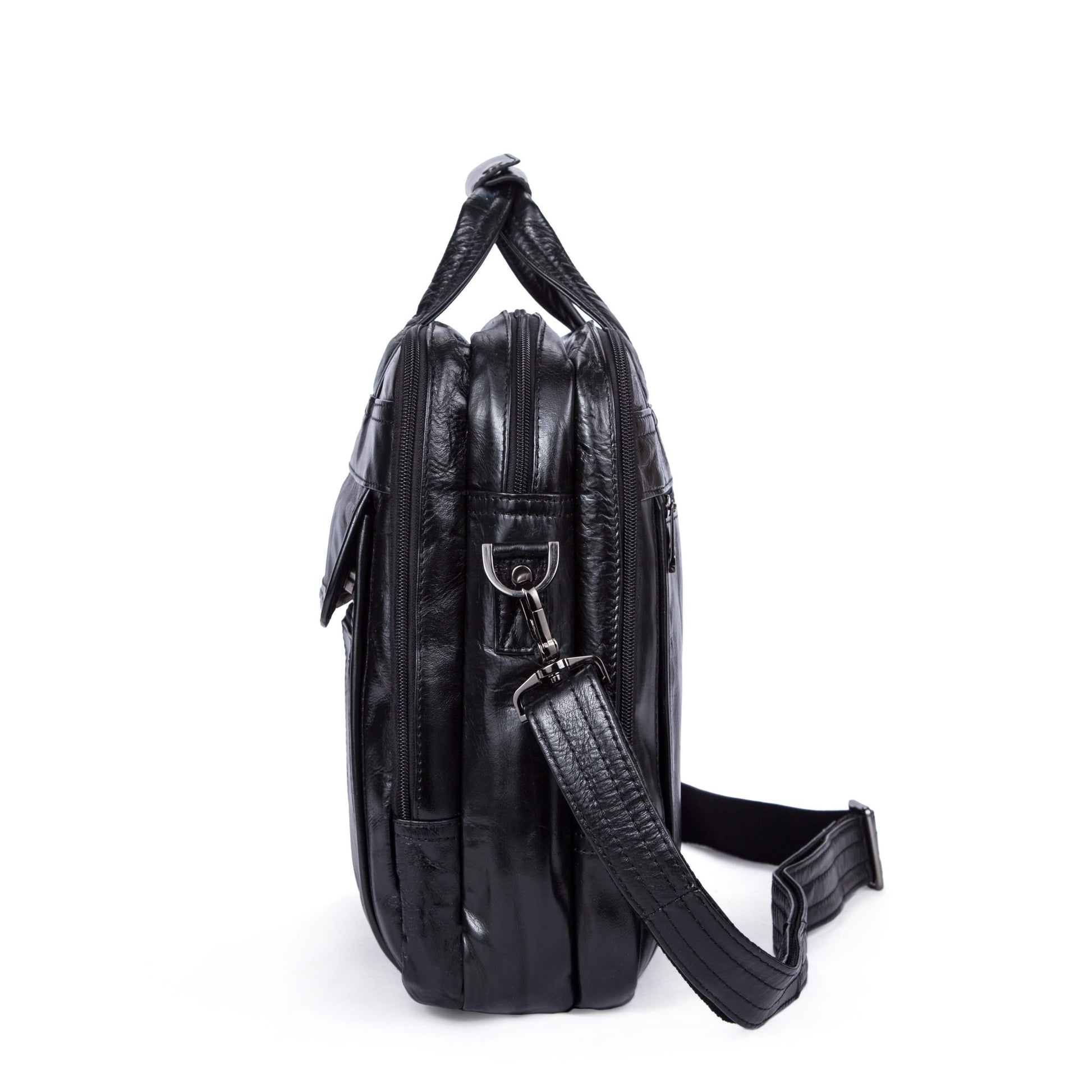 Rossie Viren Vintage Cowhide Leather Briefcase for Stylish Professionals - Rosetta Creative Boutique