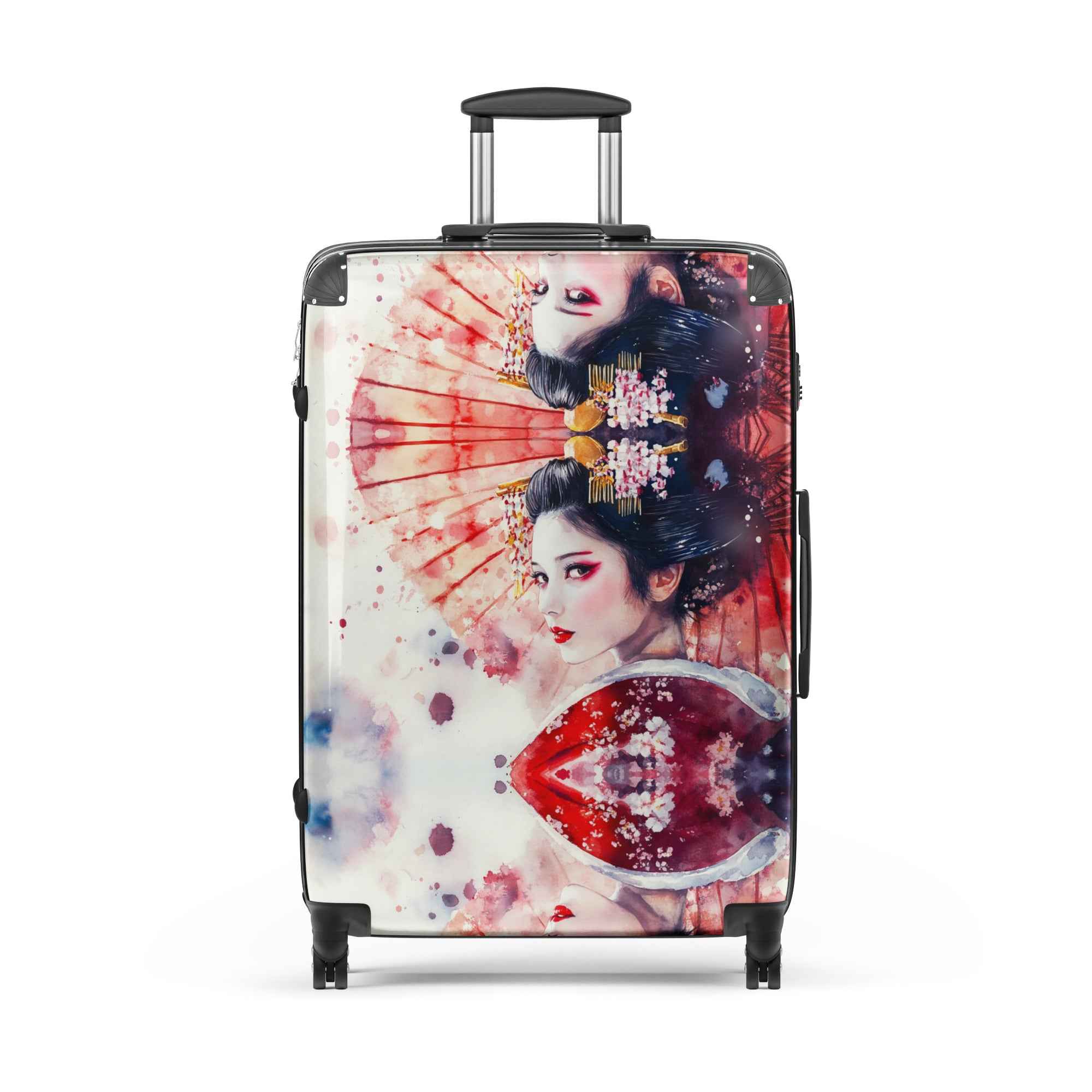 Geisha Reflections Suitcase - Hard-Shell Design by Rosetta Creative Boutique - Rosetta Creative Boutique