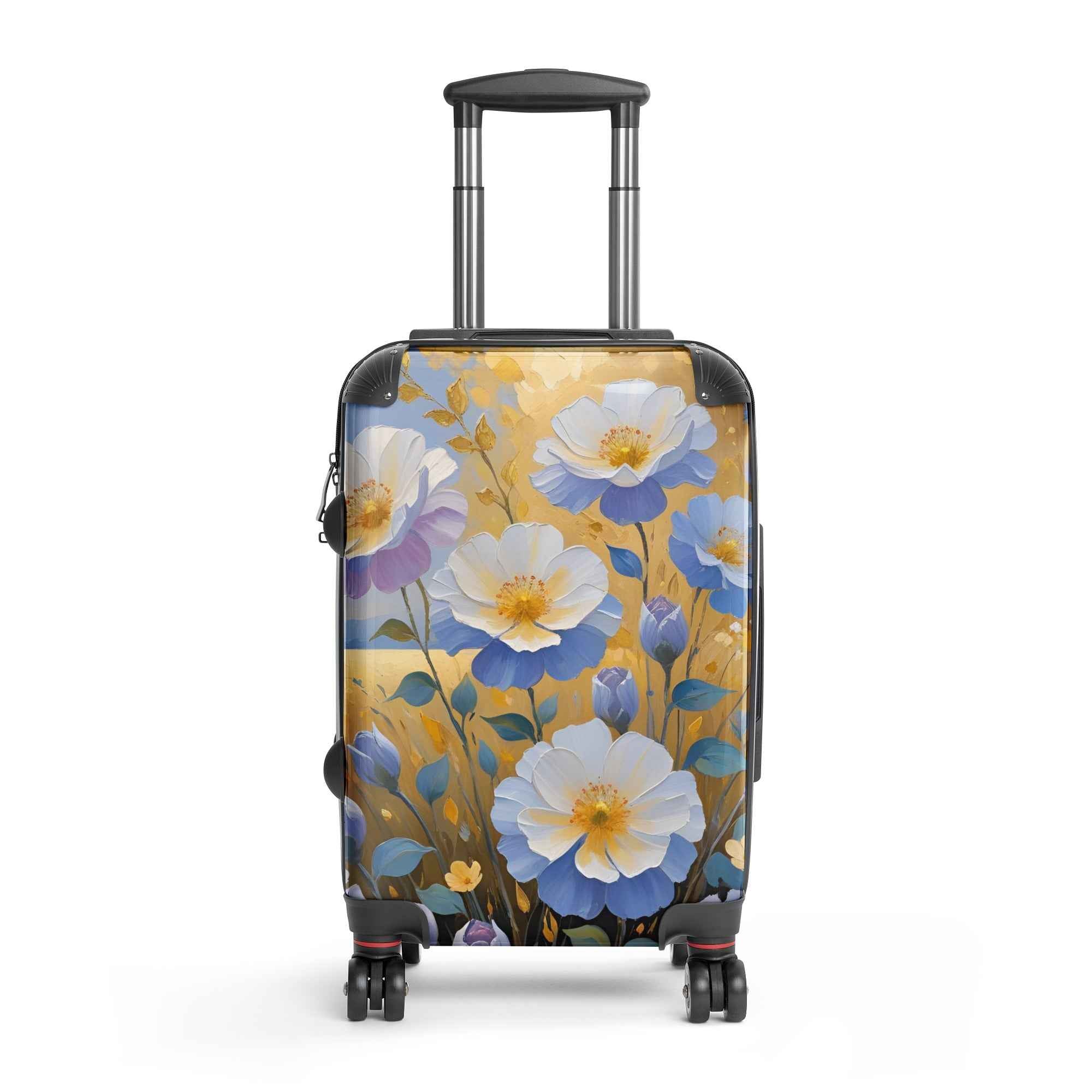 Floral Hard-Shell Suitcase by Rosetta Creative Boutique for Stylish Travel and Weekend Getaways - Rosetta Creative Boutique