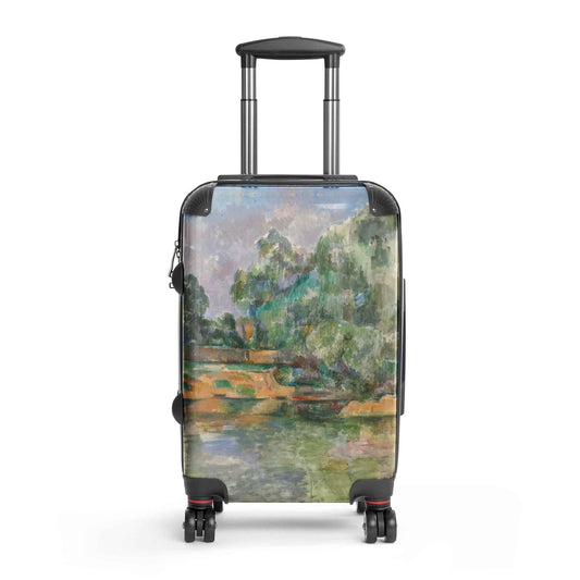 Paul Cezanne View of the Seine Reflections Hard-Shell Suitcase - Stylish and Durable Travel Companion - Rosetta Creative Boutique