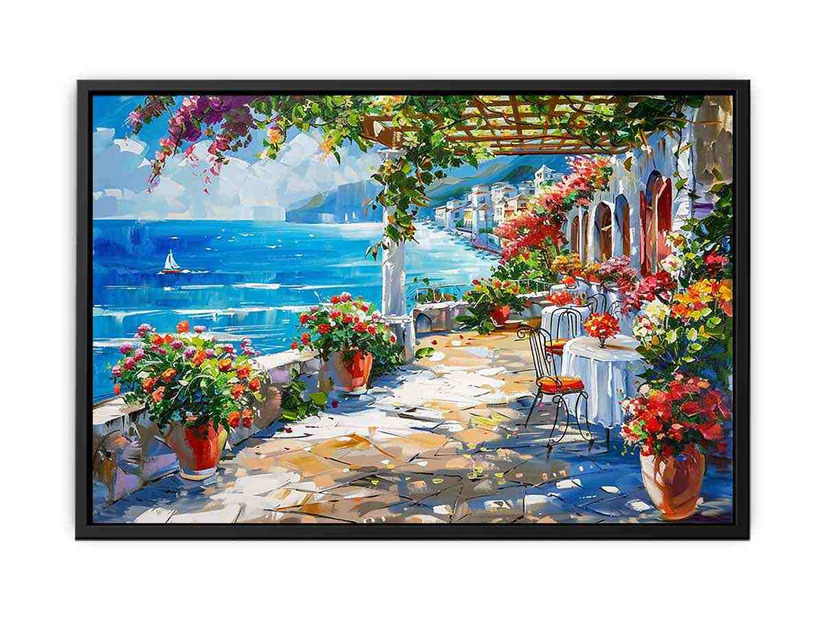 Mediterranean Canvas Painting Artwork-4