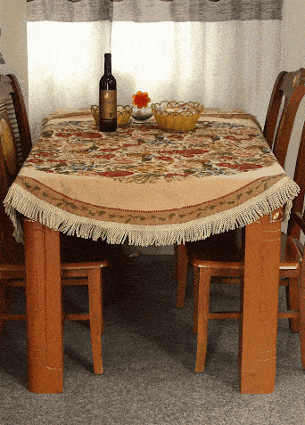 Tache Colorful Floral Country Rustic Morning Meadow Tablecloths-0