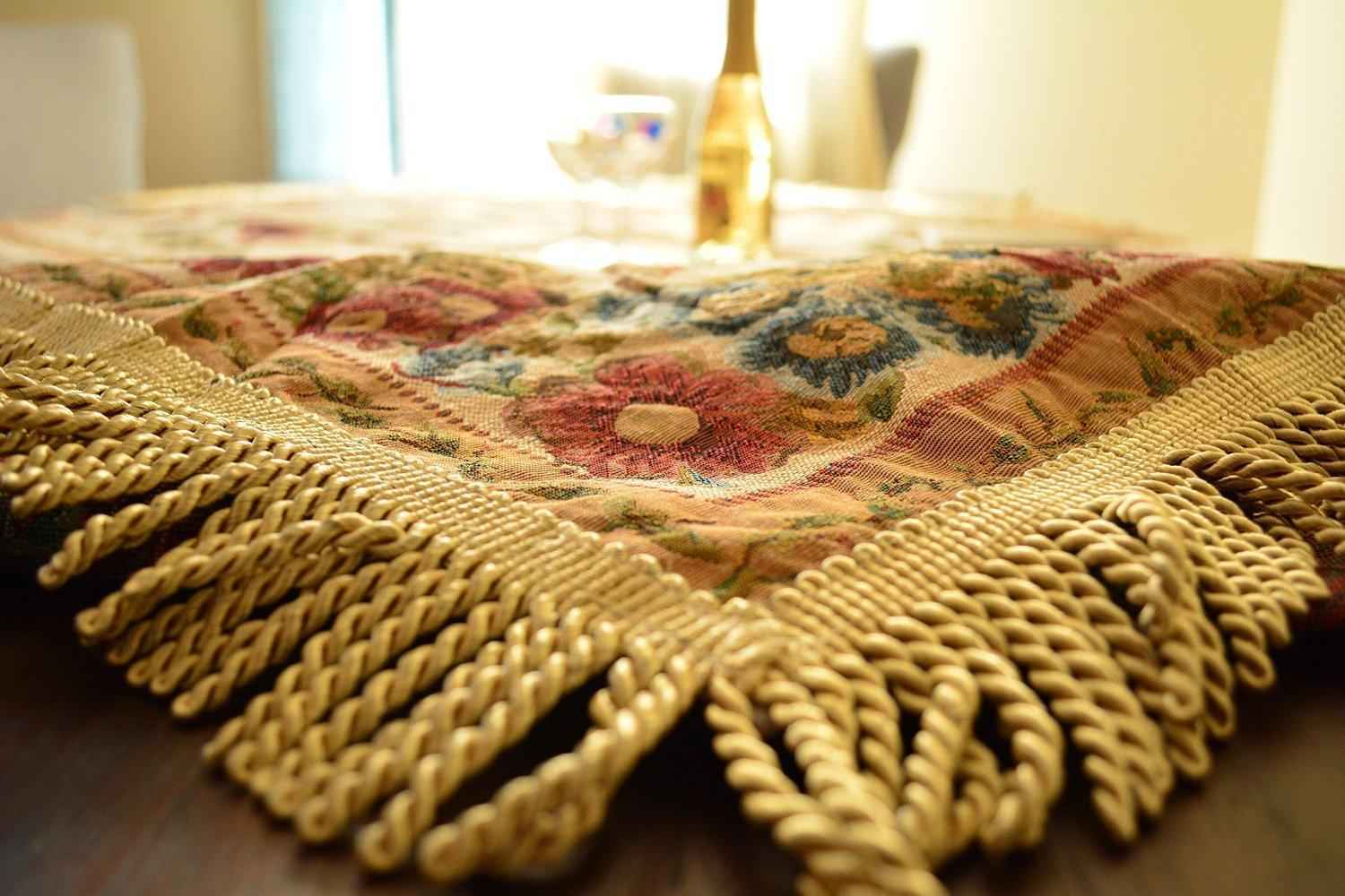 Tache Colorful Floral Country Rustic Morning Meadow Tablecloths