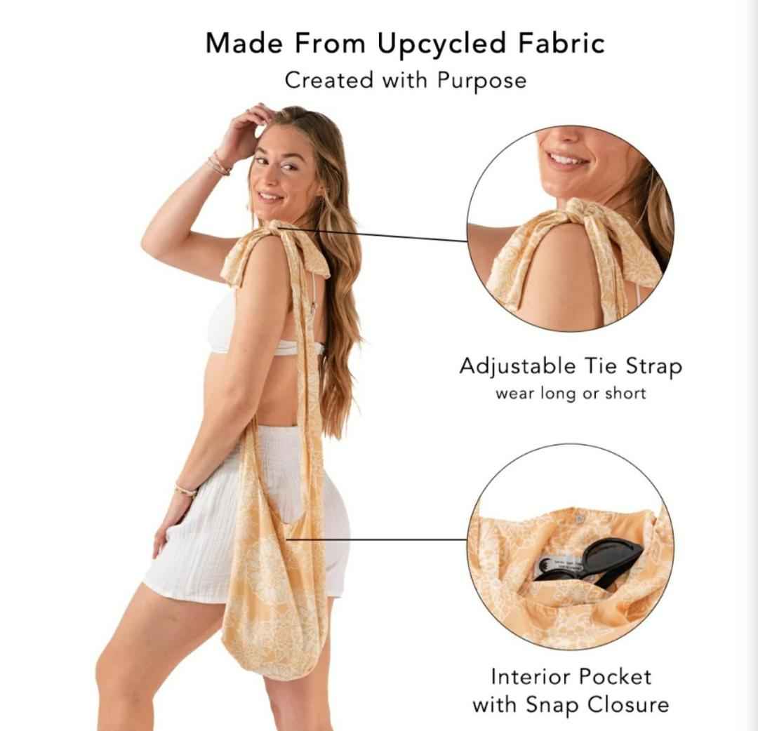 Laguna Sun And Sea Eco Shoulder Bag Hobo Crossbody Beach Tote