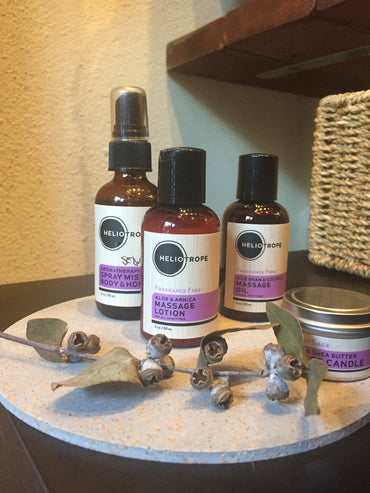 Massage Travel Sampler Gift Set All Natural Lotion And Oil - Rosetta Creative Boutique