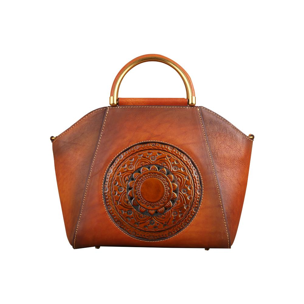 Rossie Viren Women Vintage Leather Handbag Crossbody - Rosetta Creative Boutique
