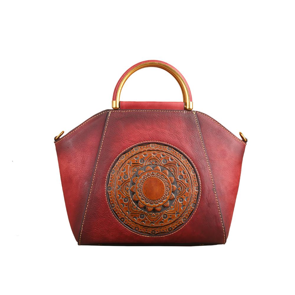 Rossie Viren Women Vintage Leather Handbag Crossbody - Rosetta Creative Boutique
